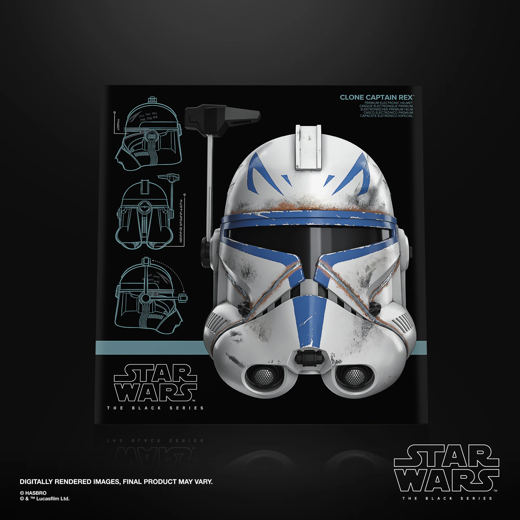 Collector Star Wars Black Series - Conmemora Star Wars con el casco  electrónico The Mandalorian Premium Black Series