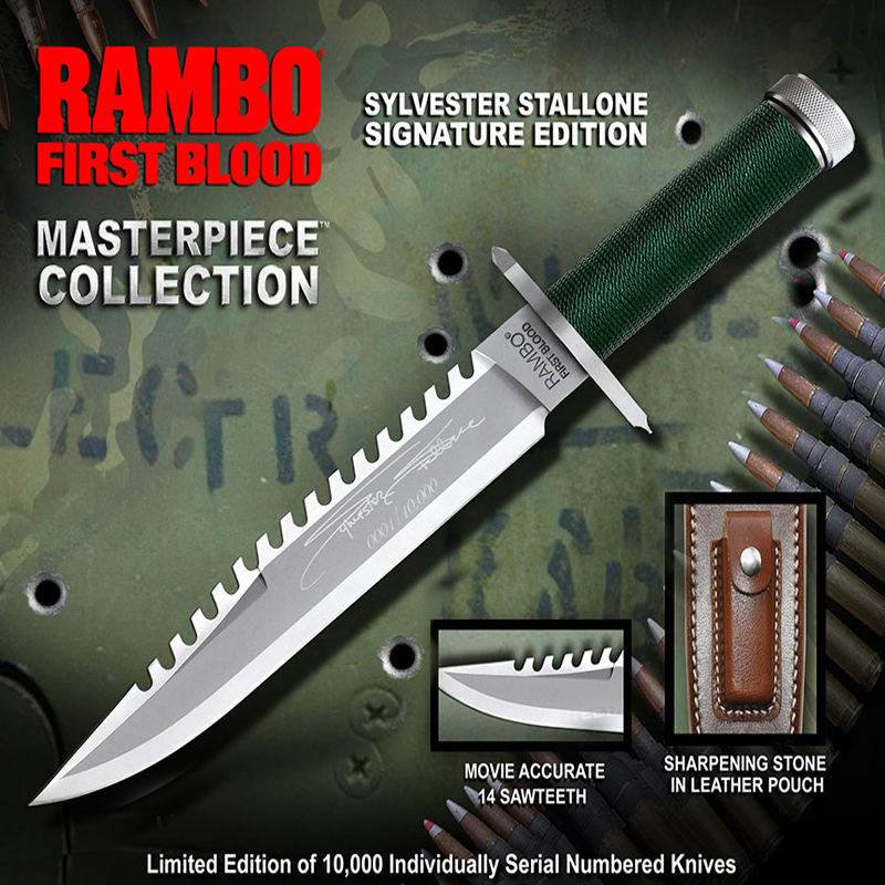 Cuchillo Firmado de Rambo