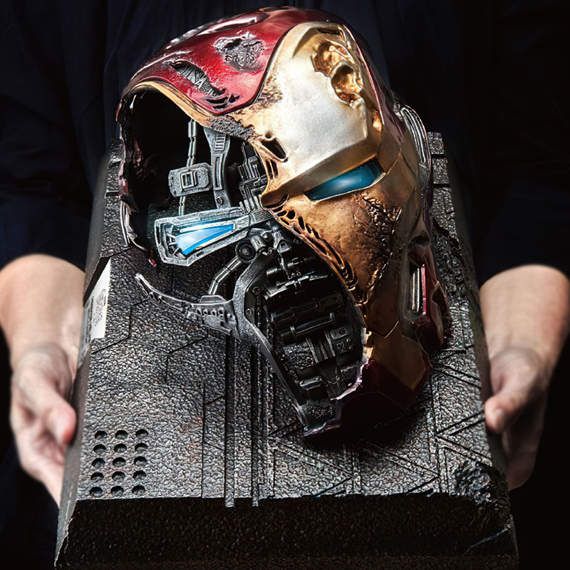 Comprar Casco Iron-Man Mk.50 Dañado Avengers: Endgame 22 cm Réplicas  Estándar