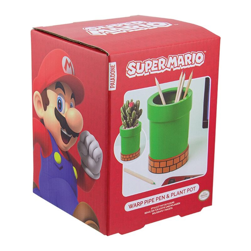 Lampara Mario Tubería - Regalos Originales de Super Mario