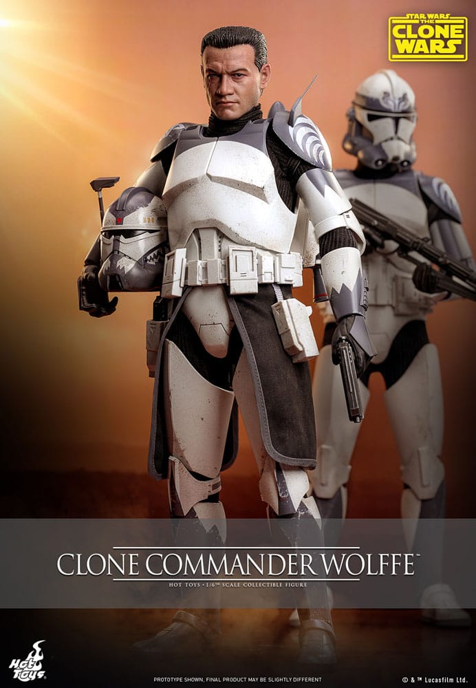 Figura Clone Commander Wolffe Star Wars The Clone Wars