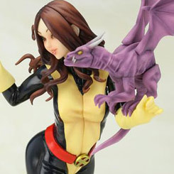 Detallada figura de Kitty Pryde presentado al más estilo japonés Bishoujo.