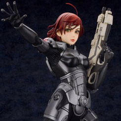 Sensual figura de Commander Shepard  del video juego Mass Effect presentado al más estilo japonés Bishoujo.