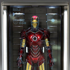 Impresionante Display para tu figura de Iron Man 1/6 de Hot Toys. Este Diorama de Iron Man de “Hall of Armor”.