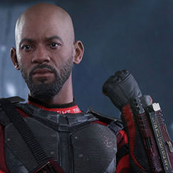 Impresionante figura Movie Masterpiece Edición Limitada de Deadshot basada en la película Escuadrón Suicida. La figura cuenta con más de 30 puntos de articulación.