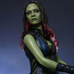 Figura Movie Masterpiece Edición Limitada de Gamora basada en la película Guardianes de la Galaxia, figura creada por la firma Hot Toys basándose en los bocetos originales de Marvel.