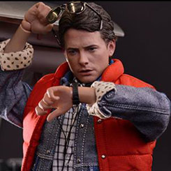 Espectacular figura Movie Masterpiece Edición Limitada de Marty McFlay basada en la película Regreso al Futuro interpretado por Michael J. Fox, la figura ha sido creada por la firma Hot Toys.