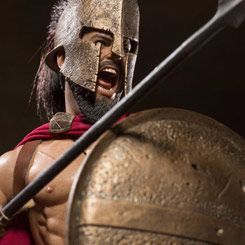 Espectacular figura articulada oficial del Rey Leónidas de 300 basada en la novela gráfica de Frank Miler, esta espectacular figura recrea con gran detalle el personaje interpretado por Gerard Butler.