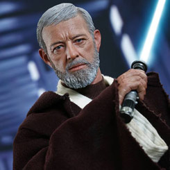 Figura Edición Limitada Movie Masterpiece de Obi-Wan Kenobi creada por la firma Hot Toys para Star Wars, la figura con más de 30 puntos de articulación hace casi posible cualquier posición.