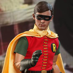 Divertida Figura Limitada de Robin interpretado por el actor Burt Ward en la serie de televisión de 1966 “Batman”.