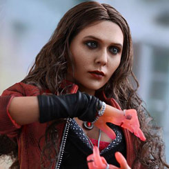 Espectacular figura Movie Masterpiece Edición Limitada de Scarlet Witch basada en la película Los Vengadores: La era de Ultrón, figura creada por la firma Hot Toys basándose en los bocetos originales de Marvel para la película.