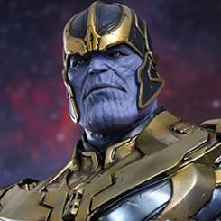 Figura Movie Masterpiece Edición Limitada de Thanos basada en la película Guardianes de la Galaxia, figura creada por la firma Hot Toys basándose en los bocetos originales de Marvel para la película,