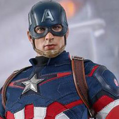 Deslumbrante figura Edición Limitada del Capitán América basado en la película “Los Vengadores: La Era de Ultrón” interpretado por Chris Evans, figura creada por la firma Hot Toys.