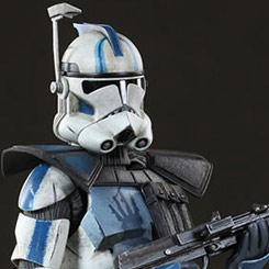 Figura Edición Limitada Clone Trooper Echo Phase II Armor, perteneciente a la línea “Militaries of Star Wars” creada por la firma Sideshow para Star Wars.