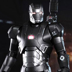 Deslumbrante figura Movie Masterpiece Edición Limitada de War Machine Mark II basado en la película Iron Man 3 interpretado por Don Cheadle.