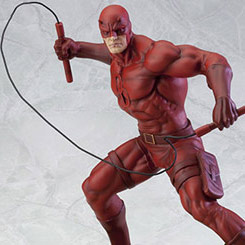 Deslumbrante figura de DareDevil de Marvel Comics, realizada en resina de la serie Fine Art de Marvel realizada por Kotobukiya.