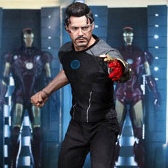 Espectacular figura Movie Masterpiece Edición Limitada de Tony Stark basado en la película ”Iron Man3” interpretado por Robert Downey Jr.