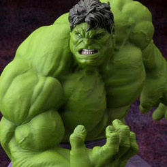 Brutal figura de Hulk de Marvel Comics perteneciente a la serie Classic Avengers Fine Art de Marvel realizada en resina por la firma Kotobukiya.