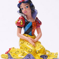 Adorable figura de Blancanieves realizada por el pintor y escultor Romero Britto, titulada Snow White Figurine.