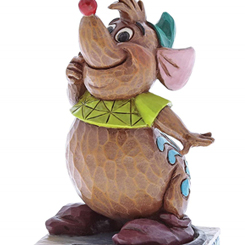 Figura del ratoncito Gus basado en el clásico de La Cenicienta ha elaborado esta figura con unas dimensiones aproximadas de 10 x 5,5 x 5,5 cm., en donde se ha mezclado la magia de las figuras de Walt Disney