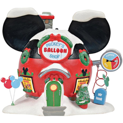 Réplica oficial de Mickey's Balloon Inflators. Siempre trabajando para brindar una alegría infinita a los niños, Mickey construyó este ingenioso edificio