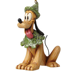 Adorno para el árbol de Navidad de Pluto de Walt Disney titulada Pluto Hanging, el artista Jim Shore ha elaborado esta figura de Navidad con unos 10 cm., de altura.