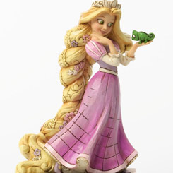 Figura de la Princesa Rapunzel y Pascal (Loyalty And Love) del Clásico de Disney Enredados, Jim Shore ha elaborado esta figura con unos 18 cm., de altura 