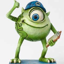 Figura de Mike Wazowski (Good Morning Metropolis!) del Clásico de Monstruos (Monsters)de Jim Shore.