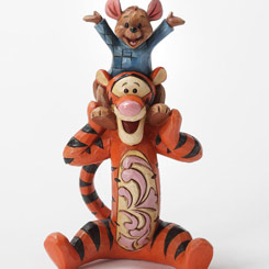 Figura de Tigger y Roo los amigos de Winnie The Pooh donde se ha mezclado la magia de las figuras de Walt Disney