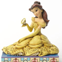 Figura de la Princesa Bella con Chip pertenecientes al Clásico de Disney La Bella y la Bestia, Jim Shore ha elaborado esta figura con unos 14 cm., de altura