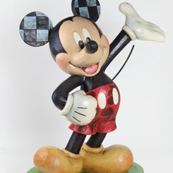 Figura de Mickey Mouse de Walt Disney titulada The One And Only Mickey Mouse, el artista Jim Shore ha elaborado esta figura con unos 64 cm., de altura 