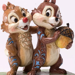 Figura de las simpáticas ardillas Chip y Chop (Chip & Dale) titulada Nutty Buddies y realizada para celebrar el 70 aniversario.