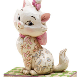 Figura de la gatita Jolie Marie del clásico Disney “Los Aristogatos” elaborada por el artista Jim Shore.