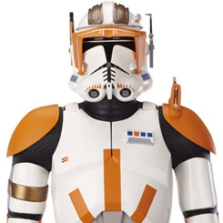 Deslumbrante figura articulada del Commander Cody de aproximadamente 79 cm., de altura de la línea Giant Size de la firma Jakks Pacific.