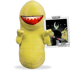 Divertido peluche de Phunny Chestburster basado en la saga de Alien. Este simpático peluche tiene una altura aproximada de 20 cm., y está realizado en 100% poliéster.