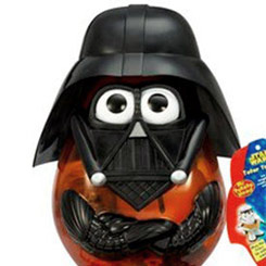 Set Mr. Potato de Star Wars en forma de Darth Vader como potato con una altura aproximada de 38 cm. Este pack está compuesto por cerca de 30 piezas distintas.