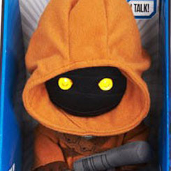 Peluche oficial de un Jawa, basado en los simpáticos personajes de la saga de películas de George Lucas “Star Wars”.