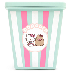 Pusheen Popcorn Maker Hello Kitty o lo que es lo mismo las palomitas más cuquis. Prepara deliciosas y saludables palomitas caseras en este simpático recipiente para microondas