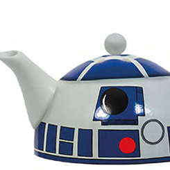 Deléitate con tu Té o infusión preferida con esta espectacular y divertida Tetera de R2-D2 de Star Wars. La tetera está realizado en cerámica con una capacidad de un litro. 