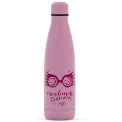 Botella de agua Luna Lovegood Exceptionally Ordinary basada en la saga de Harry Potter. Esta botella isotérmica con los colores de Luna Lovegood está realizado en acero inoxidable