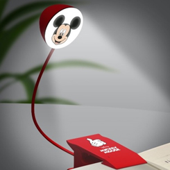Lámpara de lectura de Mickey Mouse el famoso ratón de la factoría Disney. Esta lámpara está fabricada en PVC. Mide aproximadamente 45 x 45 x 30. Funciona con pilas 3 x AAA (no incluidas). 