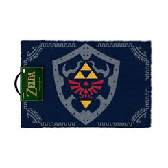 Felpudo con la forma de Hylian Shield, basada en la mítica saga de videojuegos de The Legend of Zelda, ahora puedes decorar la entrada de tu casa con esta espectacular bienvenida.