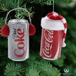 Psst! ¡Abre una refrescante Coca-Cola helada en estas fiestas con estos fantásticos adornos de Navidad en forma de latas de Coca-Cola / Diet Coke! Los coleccionistas de Coca-Cola 