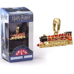 Espectacular colgante con la forma del Hogwarts Express basado en la saga de Harry Potter. Esta preciosa pieza de coleccionista dorado hará las delicias de los fans del mago más famoso de la gran pantalla. 