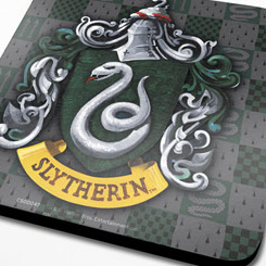 Set de 6 posavasos con el escudo de Slytherin basada en la saga de Harry Potter, ideales para todo tipo de vasos y bebidas (frías y calientes). 