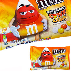 Pack de 2 paquetes Edición Limitada de Candy Corn M&M's de 48 g. Esta variedad de M&M’s sólo se produce una vez al año para disfrutar de un espectacular Halloween.