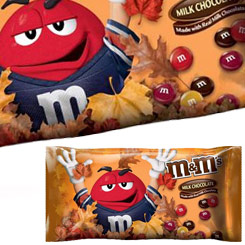 Paquete Edición Limitada de Milk Chocolate M&M's Autumn Blend de 323 g. Esta variedad de M&M’s sólo se produce una vez al año para disfrutar de un espectacular Halloween y un fantástico otoño.