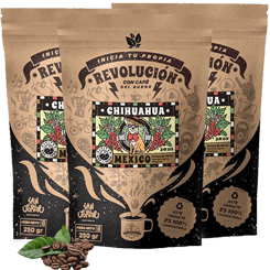 Pack compuesto por 3 paquetes de Chihuahua de México de 250 g. ideal para hacer tu Cold Brew. Nos recuerda a esa tableta de chocolate que te daba tu abuela. 