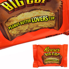 Pack compuesto por 2 unidades de Reese's Peanut Butter Big Cup 39 gr. la combinación perfecta entre chocolate y mantequilla de cacahuete.