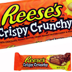 Pack compuesto por 2 unidades de Reese's Crispy Crunchy 48g. Reese’s es la combinación perfecta entre chocolate y mantequilla de cacahuete.